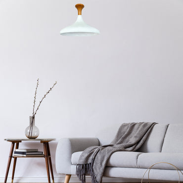 Bamyum Champion Pendelleuchte aus Holz Metall Moderne Pendellampe