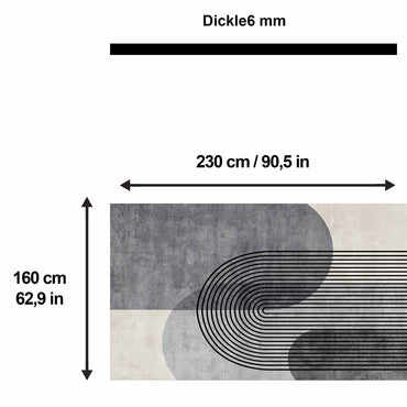 SARE Bedruckter Teppich Chenille-Druck Maschinell Hergestellt