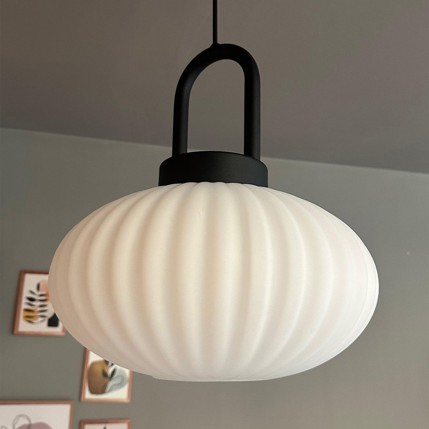 Elegant Glas Einzel Kronleuchter Hängelampe Restaurant Wohnzimmer Beleuchtung