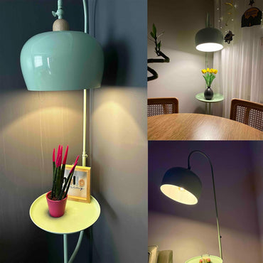 Stehlampe Gorkiede Stehlampe aus Metall mit E27, verstellbarer Lampenschirm