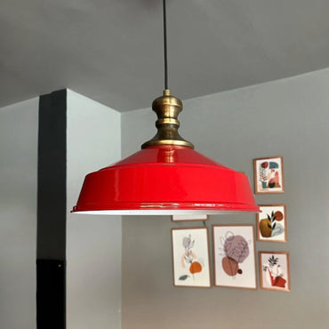 Pendelleuchte Carmelo Knob Ø35 cm, Metall Hängelampe