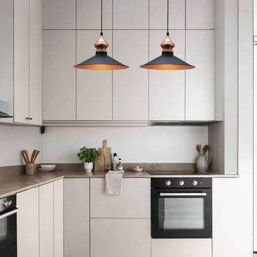 Kronleuchter aus Schwarzem Metall