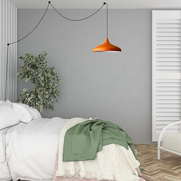 Bamyum Champion Metall mit 450 cm Kabel Schalter EU Stecker, Hängelampe