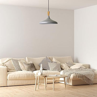 Bamyum Champion Holz, Hängelampe Metall E27 Moderne Pendellampe