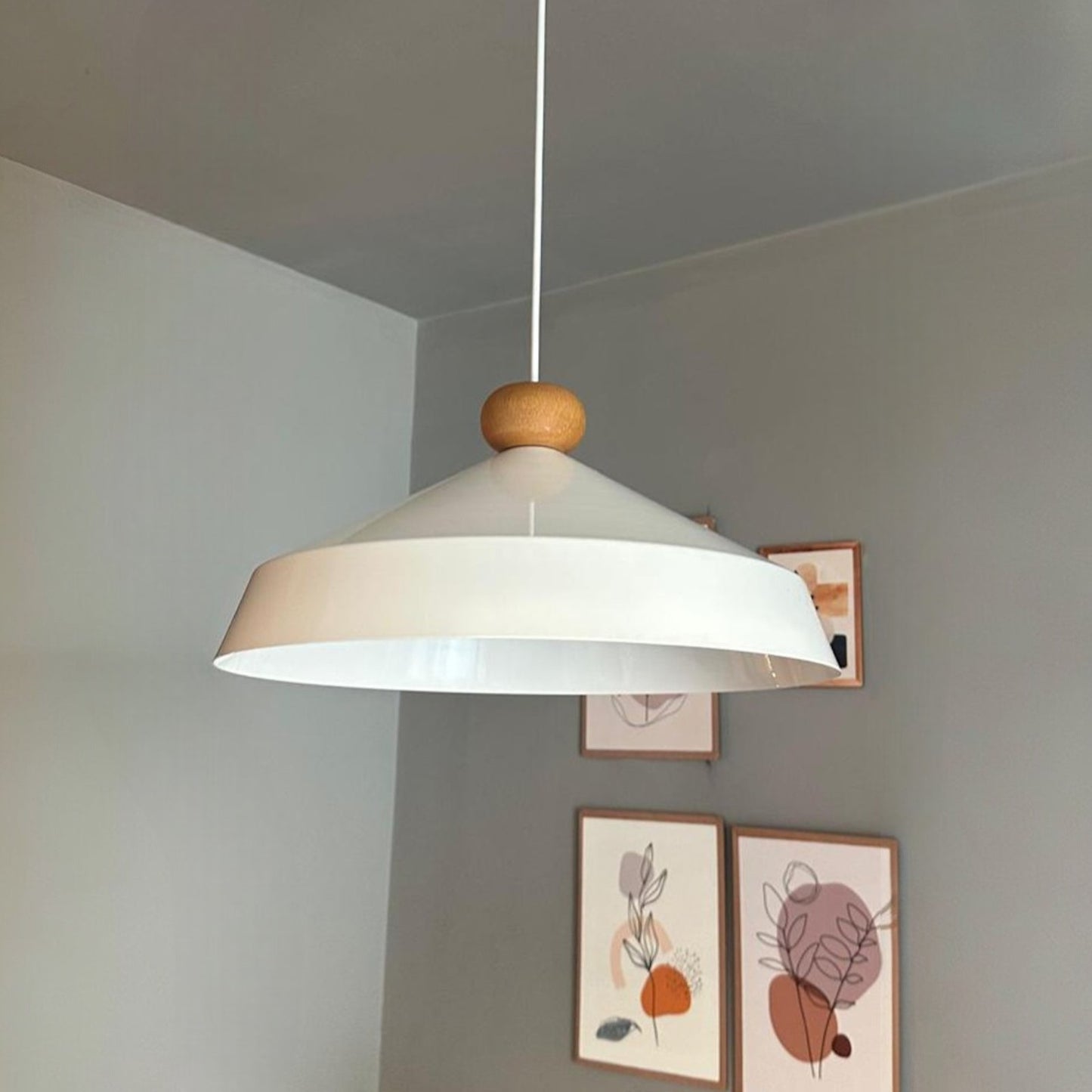 Lema Pendelleuchte aus Holz Für Kopfteil