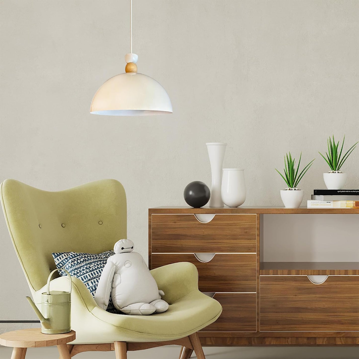 Hängelampe Industriell Lampe Vintage Holz Hängeleuchte