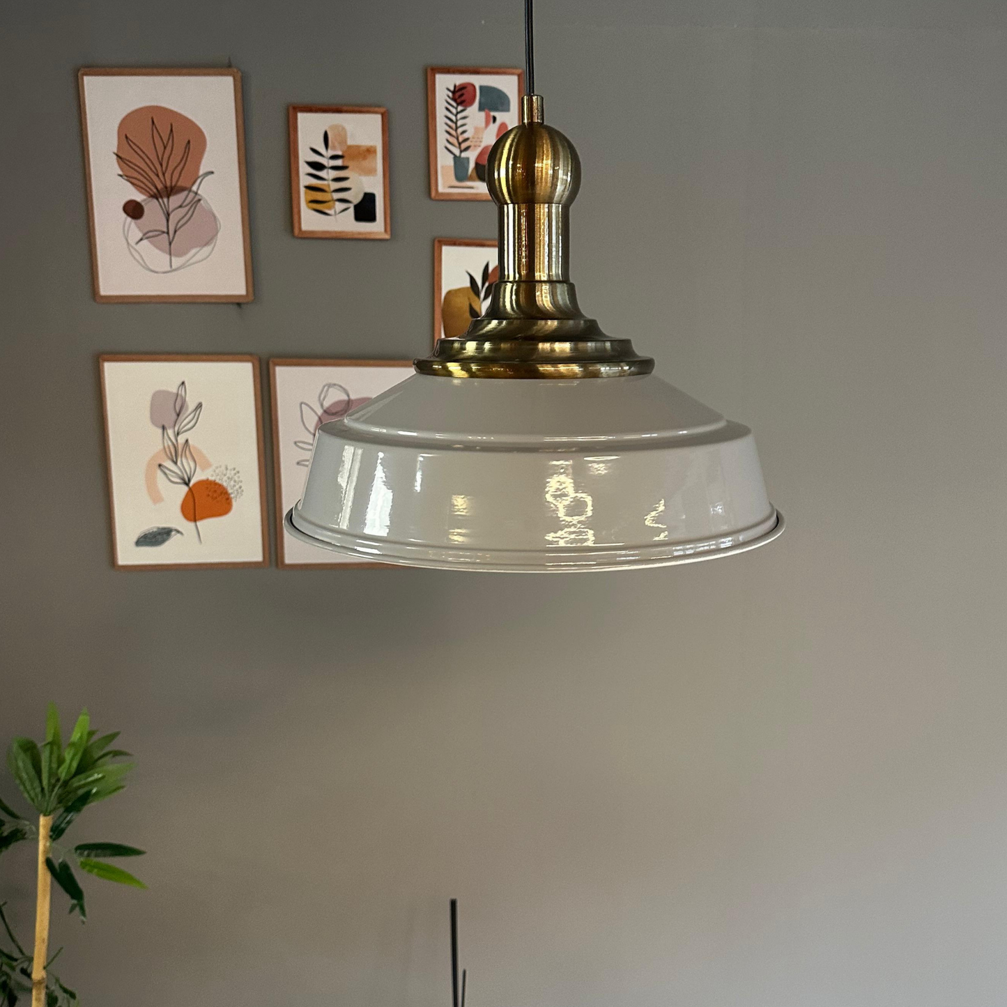 Pendelleuchte Pendelleuchte Carmelo Knob Ø35 cm, Metall Hängelampe