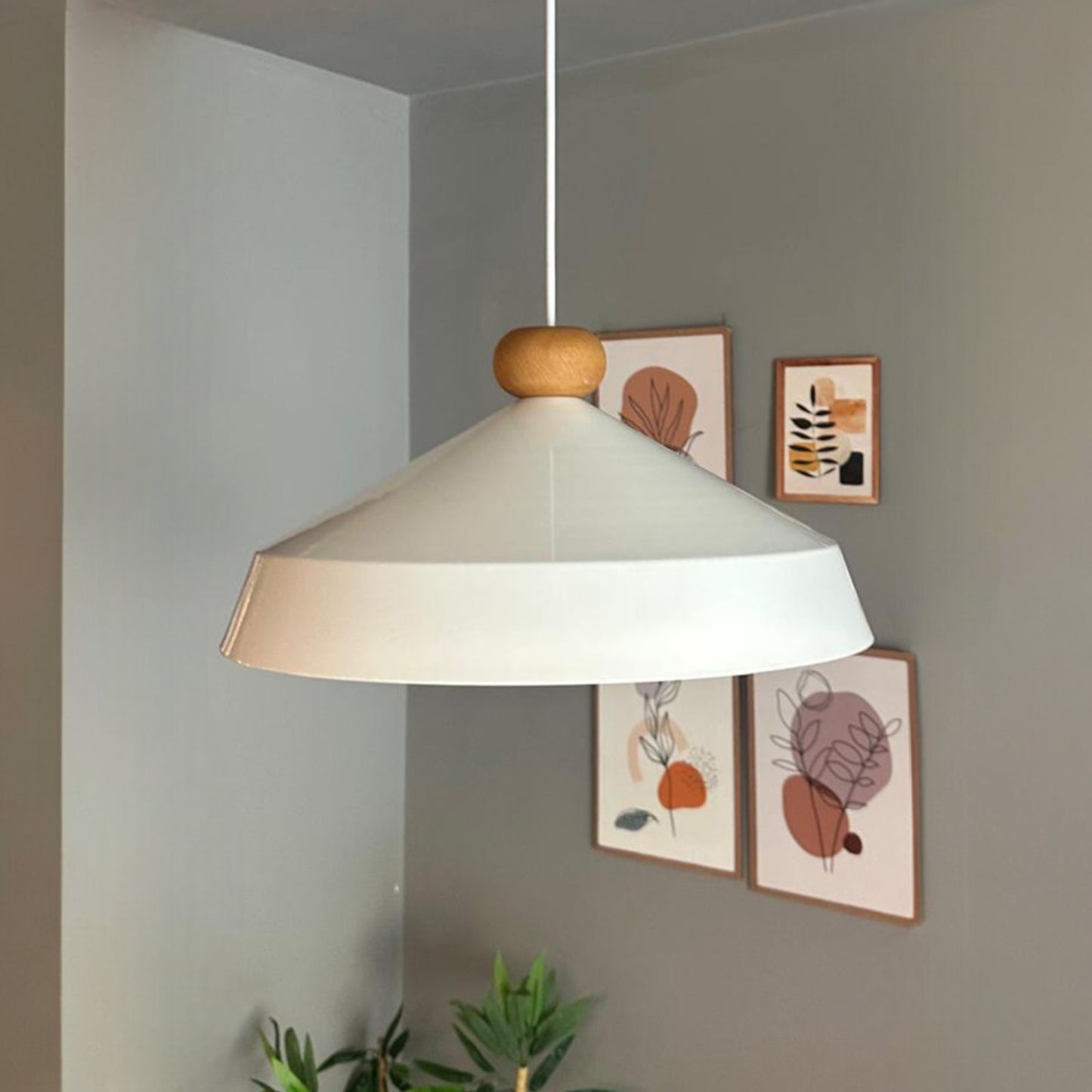 Lema Pendelleuchte aus Holz Für Kopfteil