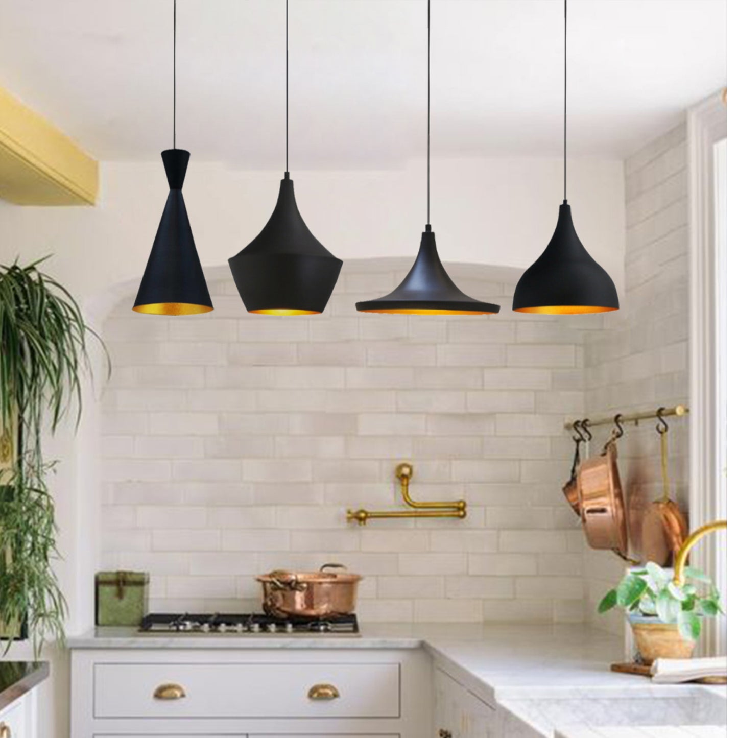 Esstischlampe Hängend 4 Flammig Pendelleuchte