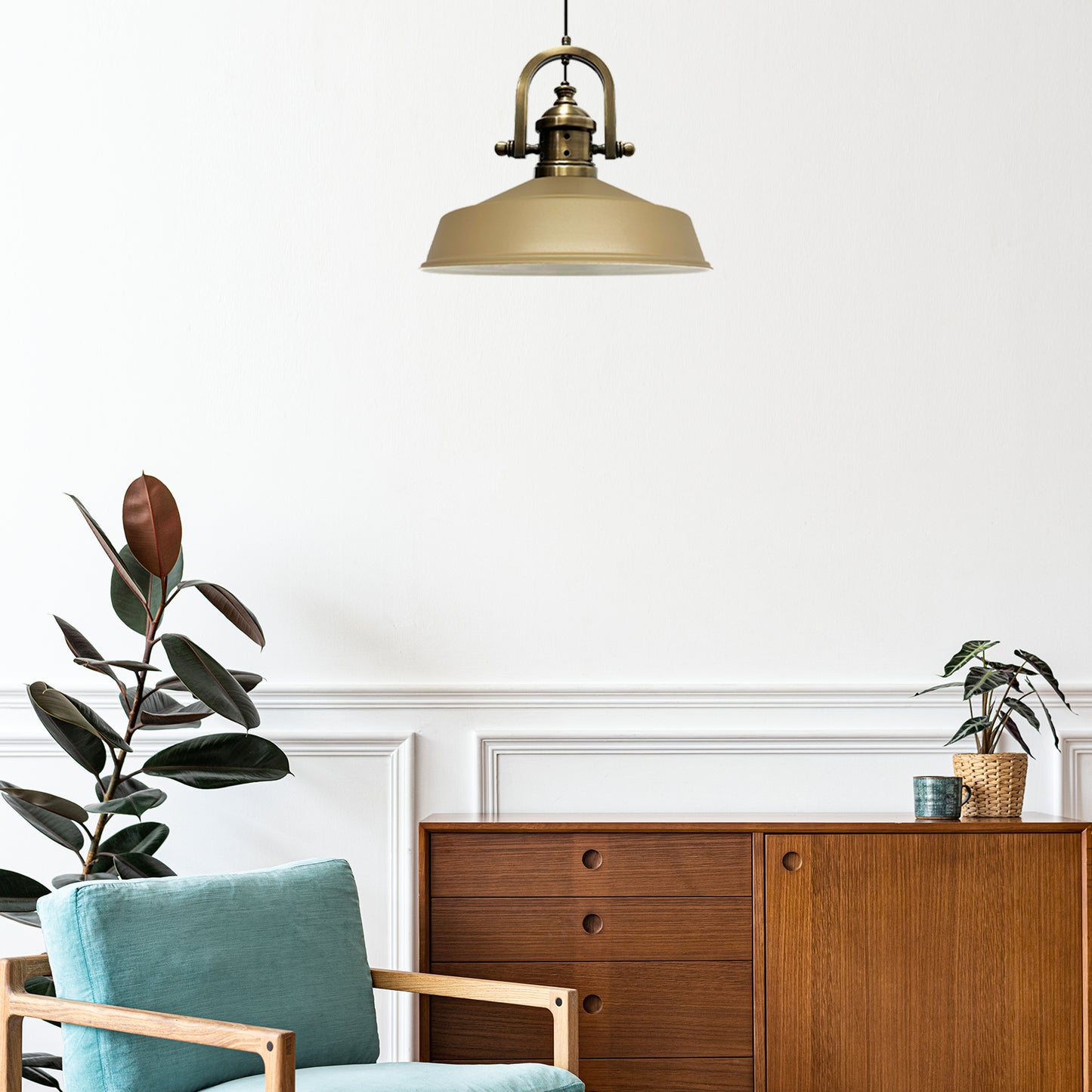 Bamyum Asletl Vintage Pendelleuchte Metall
