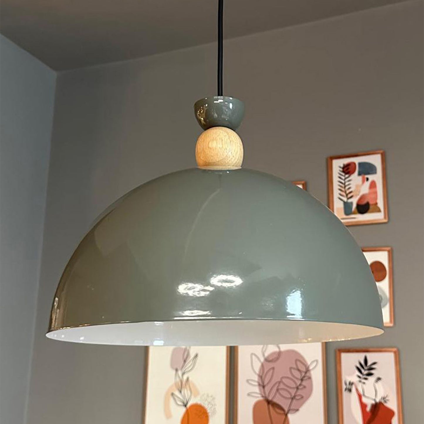 Hängelampe Industriell Lampe Vintage Holz Hängeleuchte