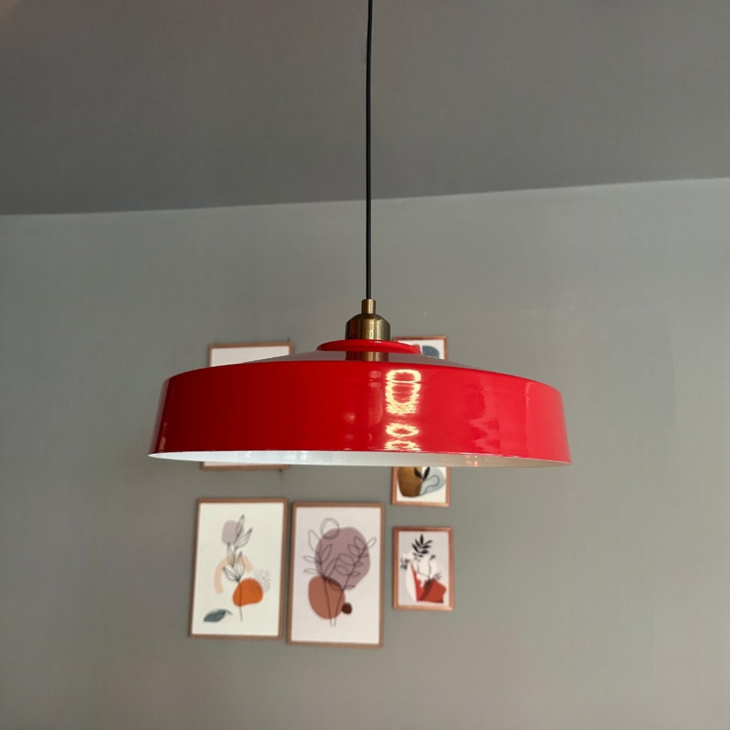 Ace Hängelampe Ø40 cm, Pendelleuchte Vintage, Hängelampe Industrial aus Metall E27