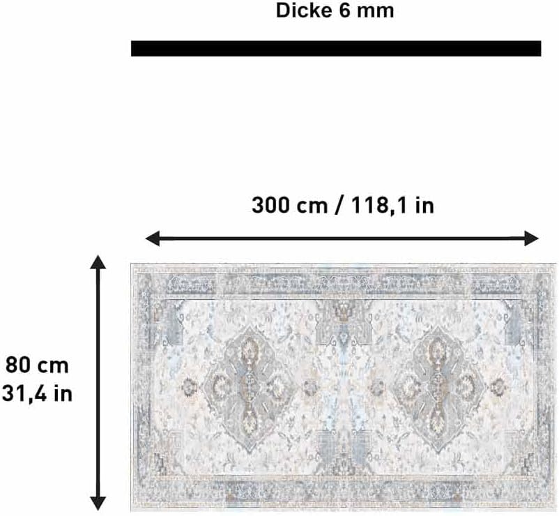 Sarande Bedruckter Teppich Chenille-Druck Maschinell Hergestellt