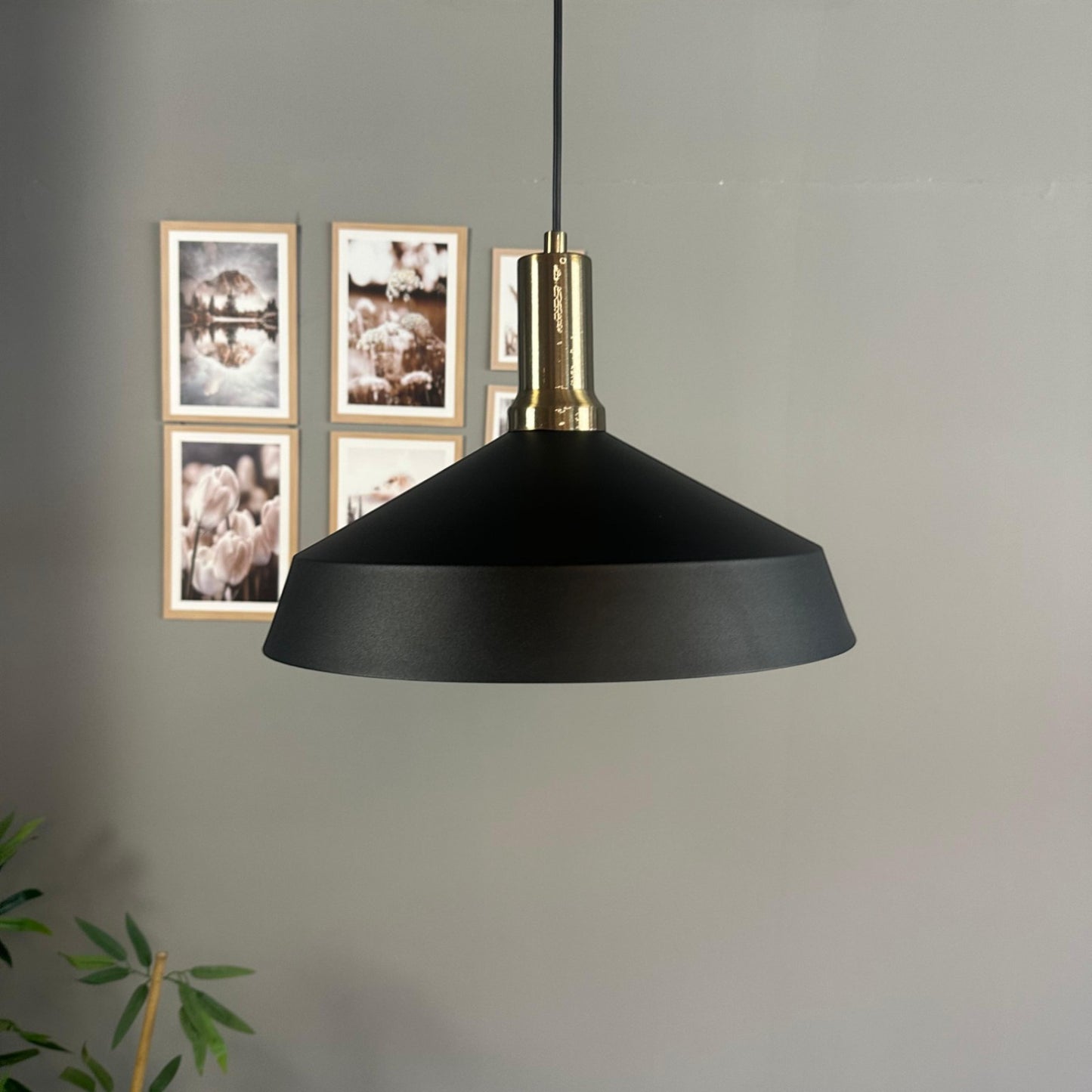 Pendelleuchte Lema Fackel Ø37,5 cm, Metall Hängelampe