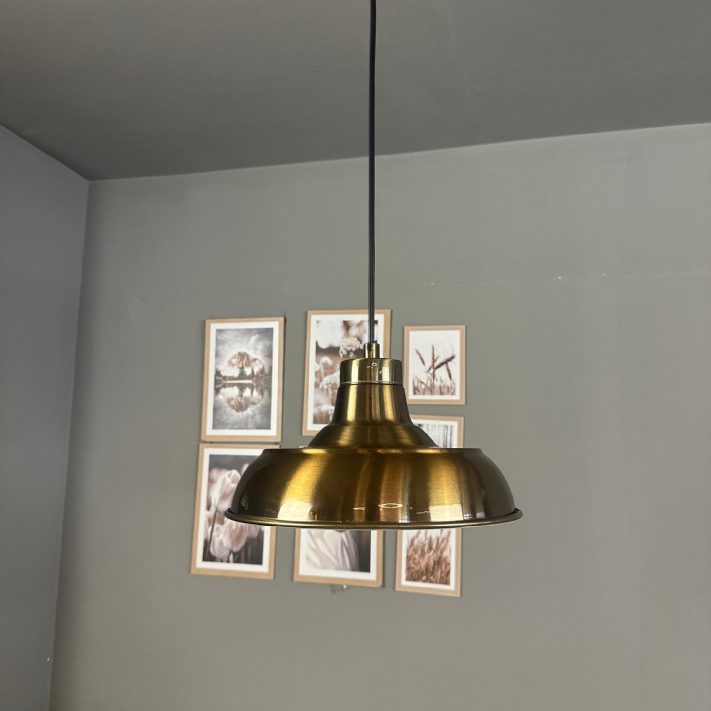 Pendelleuchte Veluna Metall Ø26cm, Modern Hängelampe