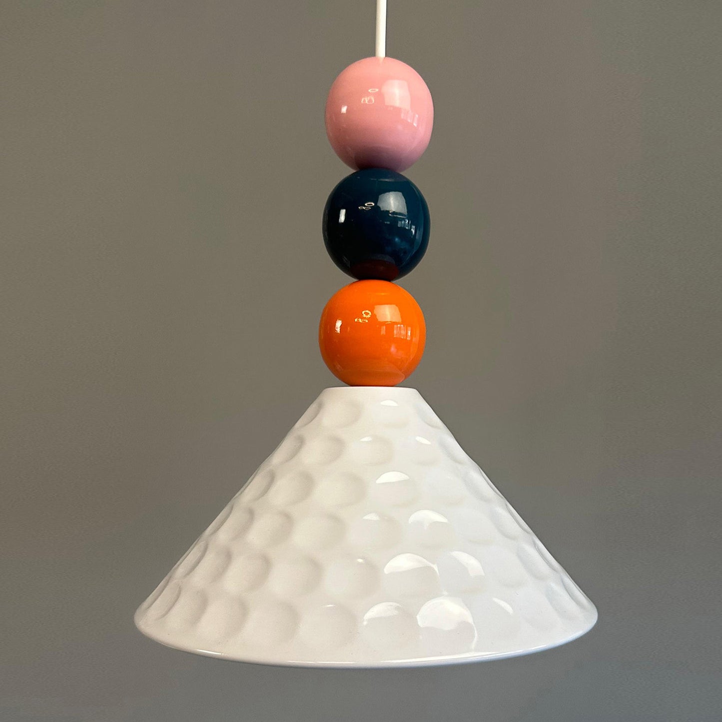 Pendelleuchte Rumy Dreifachperle Metall, Modern Hängelampe