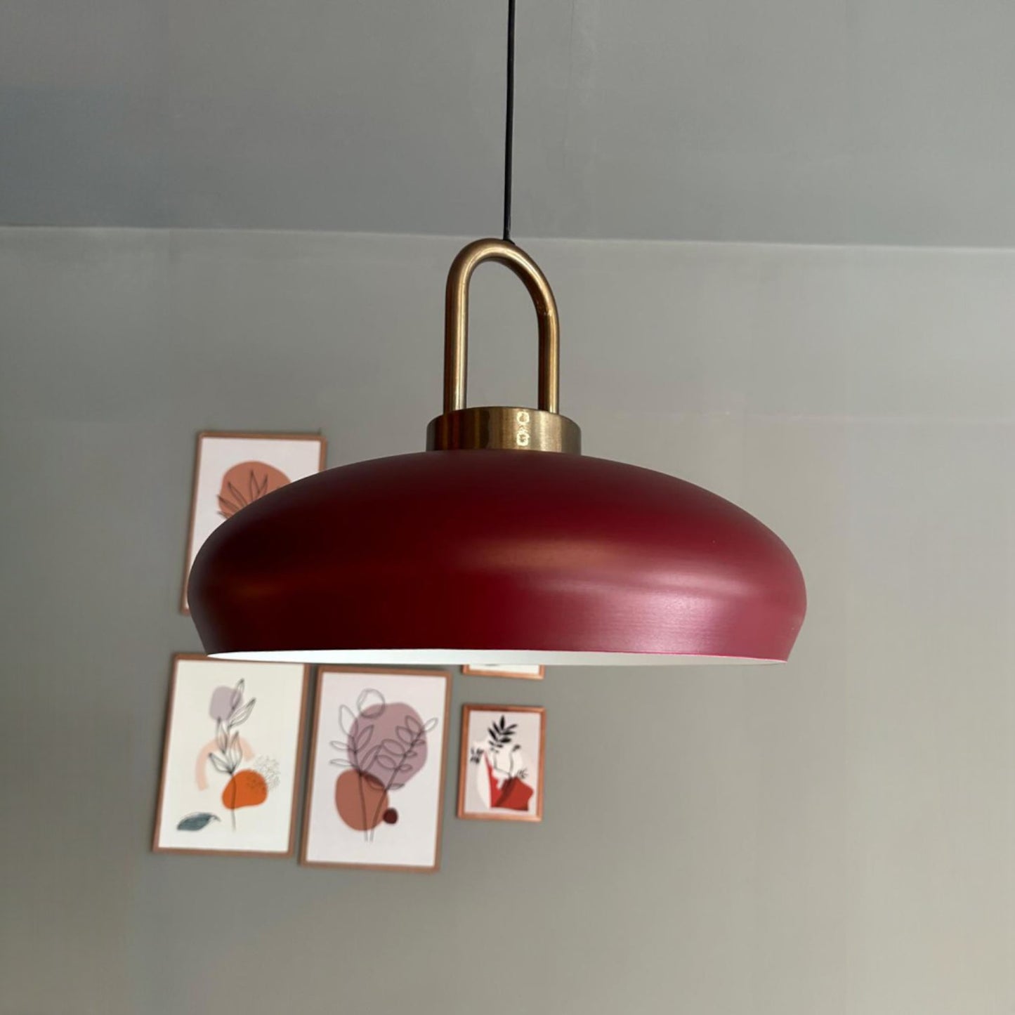 Bamyum Androa-Lock Metall Ø40 cm Vintage Hängelampe
