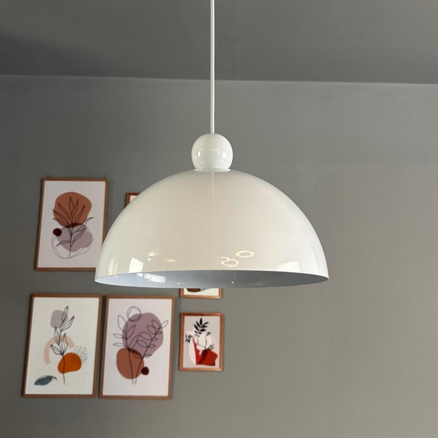 Pendelleuchte Yimpi Wulst Metall Ø30cm, Modern Hängelampe