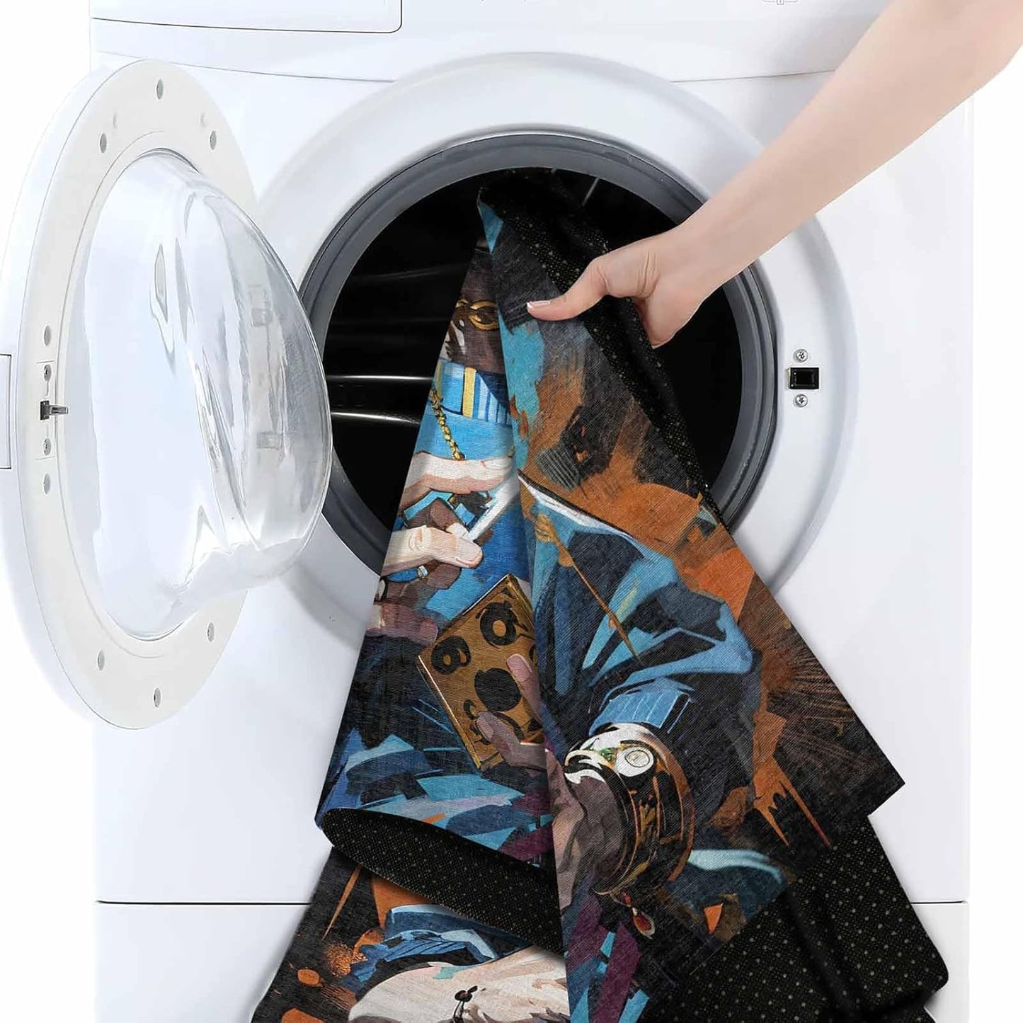 Gamer Teppich mit Snoop Motiv, Chenille Druck, maschinell gefertigt für das Gaming Zimmer