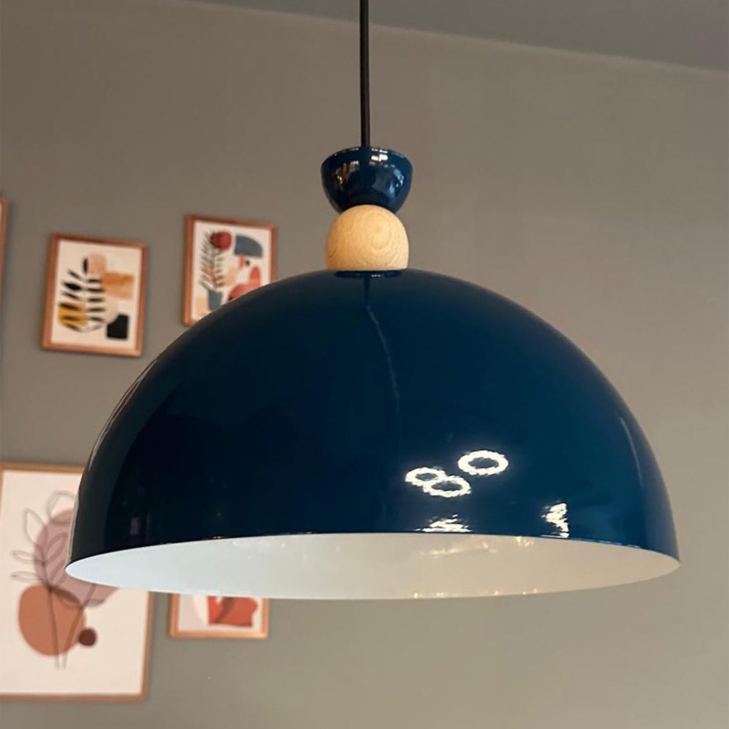 Hängelampe Industriell Lampe Vintage Holz Hängeleuchte
