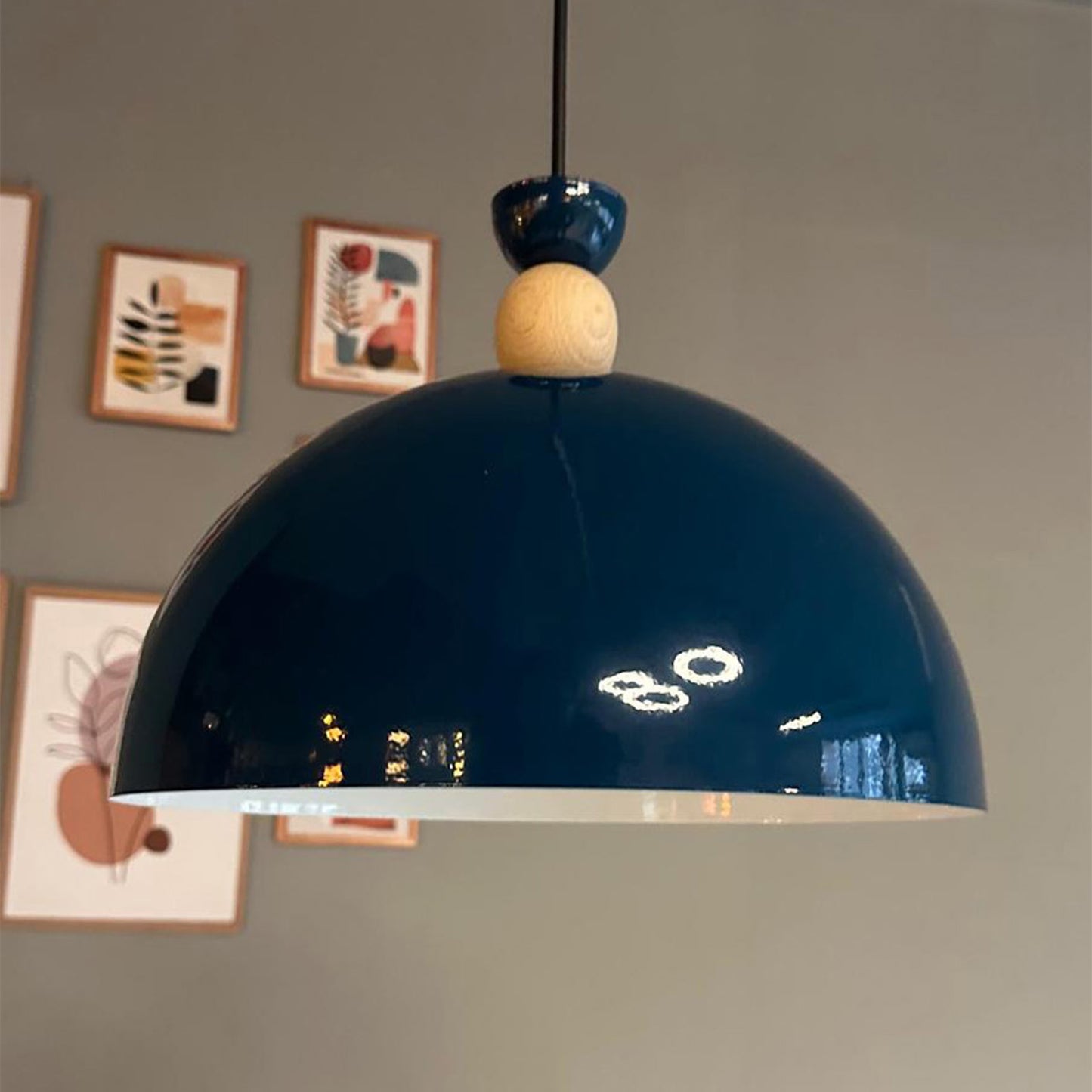 Hängelampe Industriell Lampe Vintage Holz Hängeleuchte