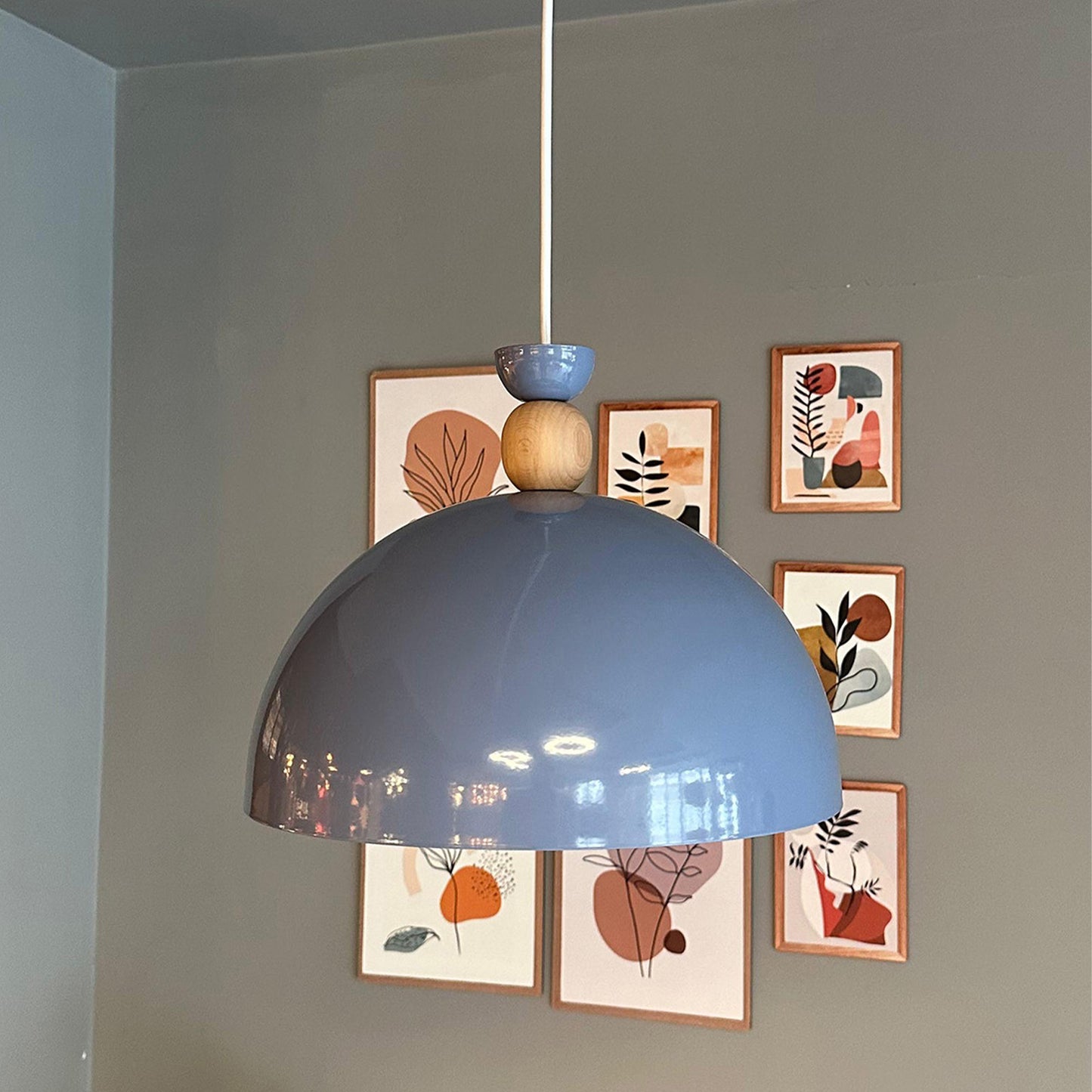Hängelampe Industriell Lampe Vintage Holz Hängeleuchte