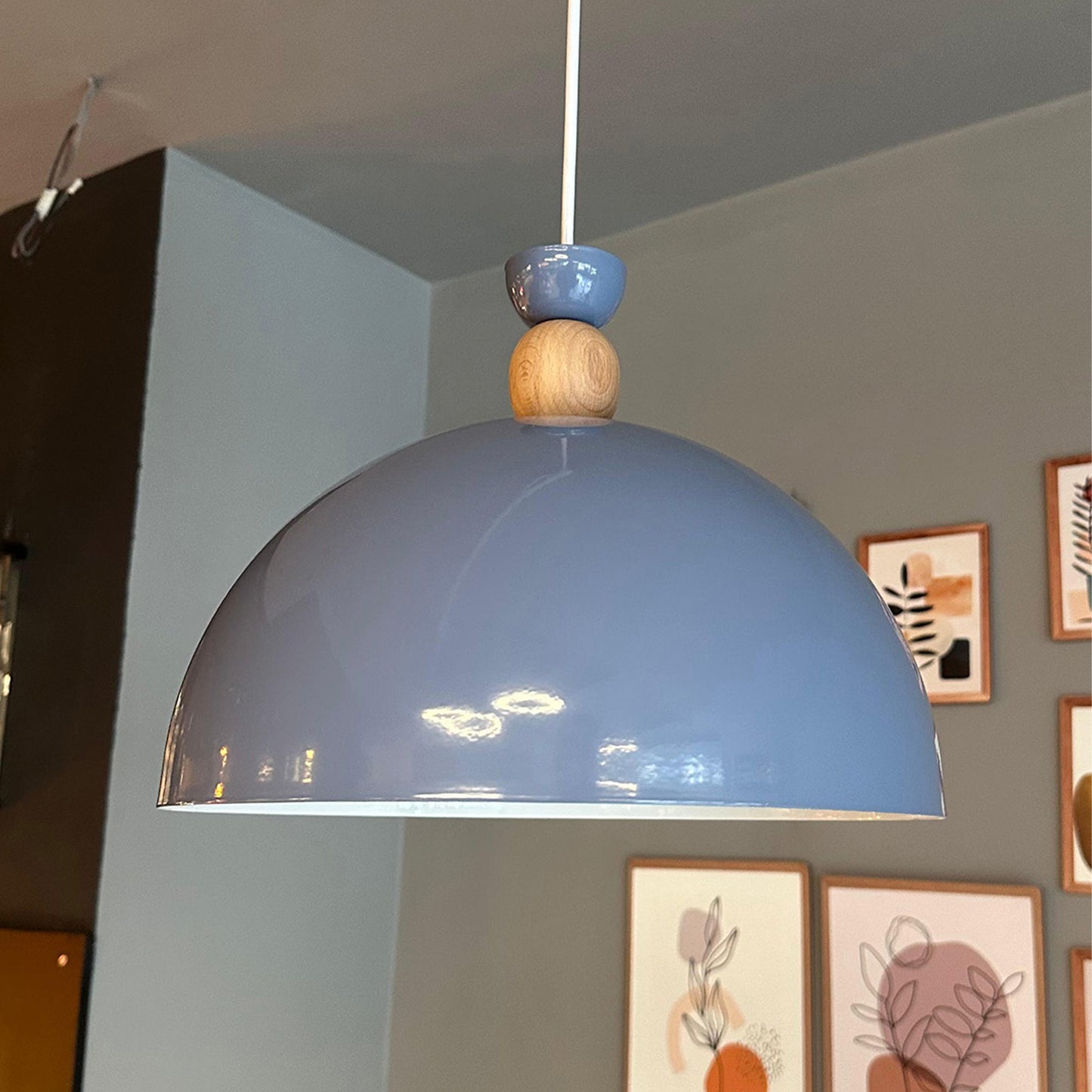 Hängelampe Industriell Lampe Vintage Holz Hängeleuchte