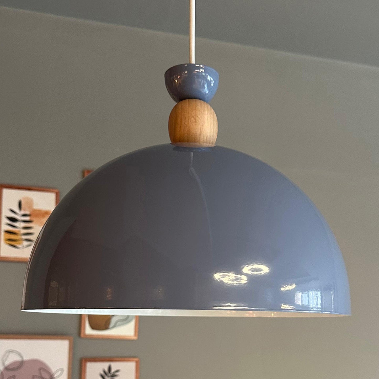 Hängelampe Industriell Lampe Vintage Holz Hängeleuchte