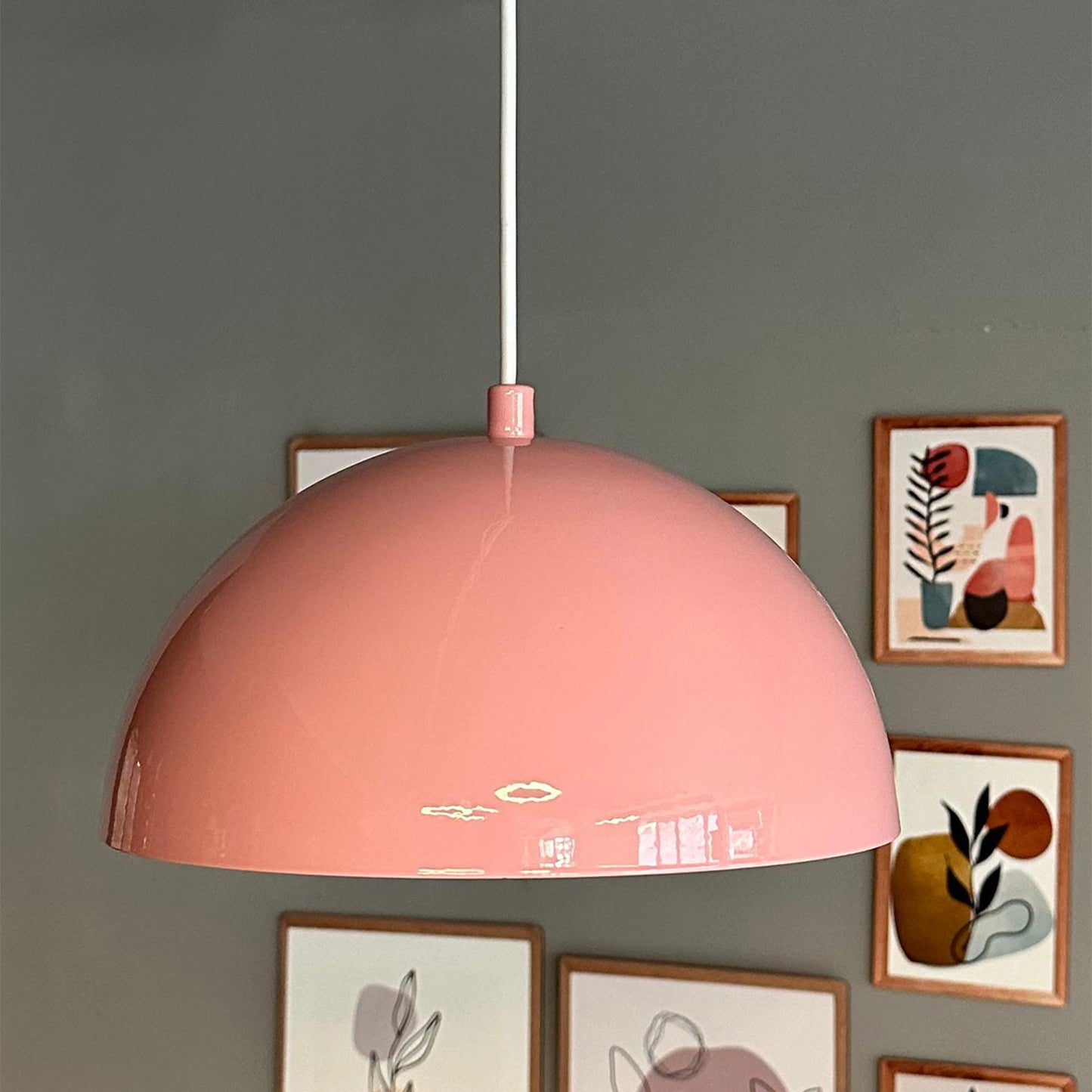 Lipeo Pendelleuchte Vintage Ø26cm Hängelampe Metall E27