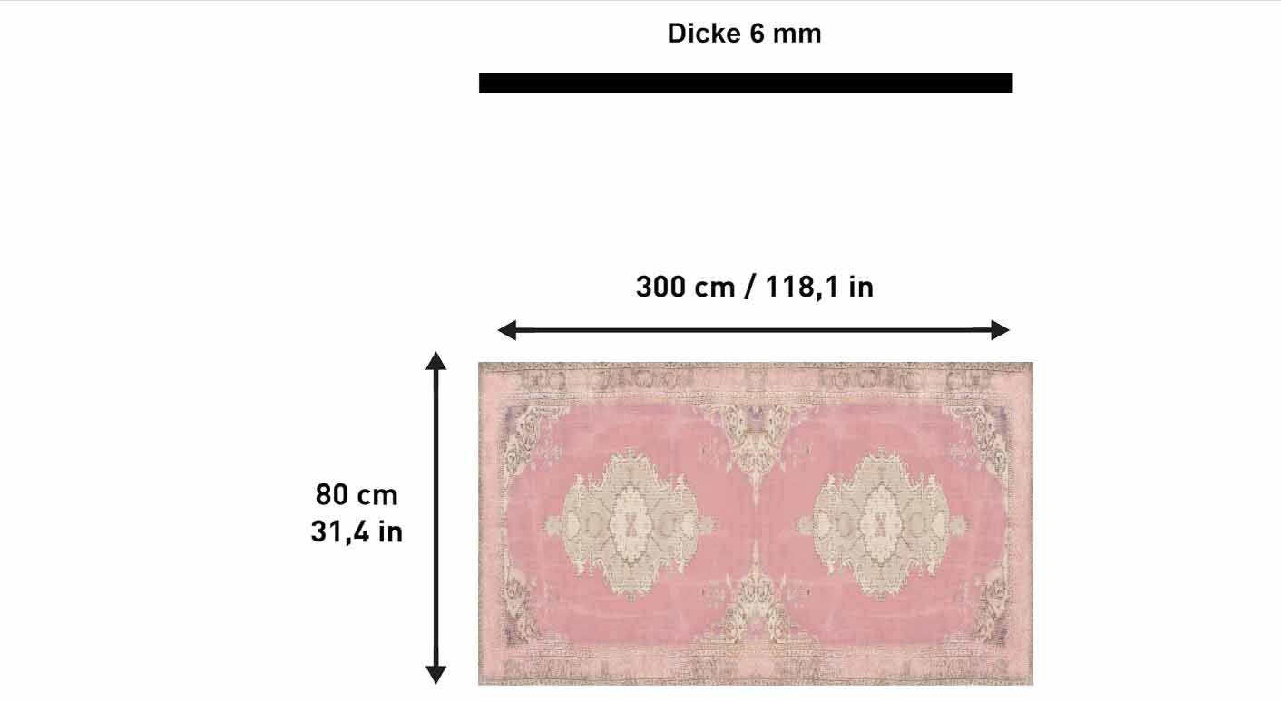 Lix Bedruckter Teppich Chenille-Druck Maschinell Hergestellt