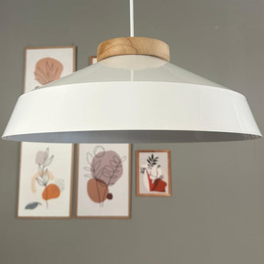 Pendelleuchte Lema Metall Ø37,5 cm, E27, Vintage Lampe