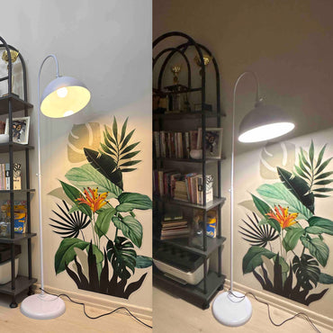 Stehlampe Moderne Stehlampe aus Metall mit E27, verstellbarer Lampenschirm