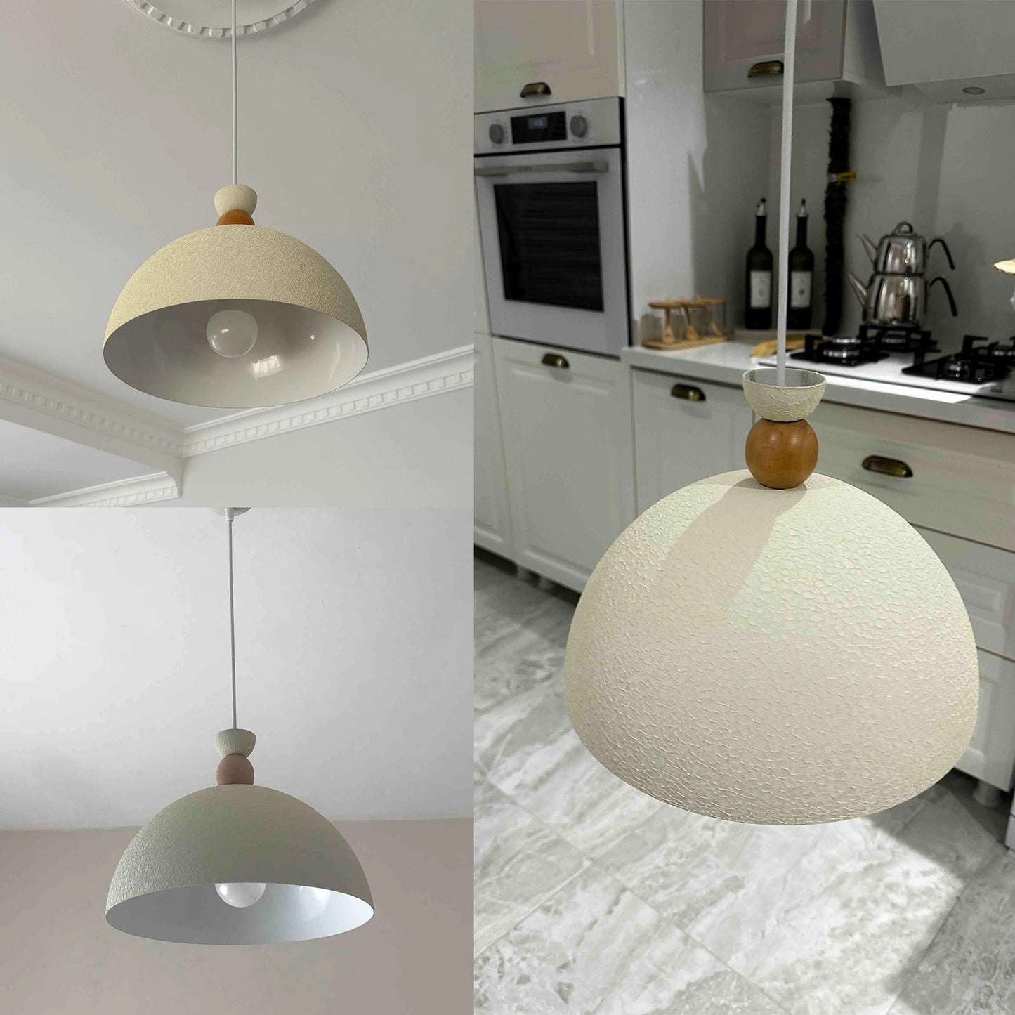 Hängelampe Industriell Lampe Vintage Holz Hängeleuchte