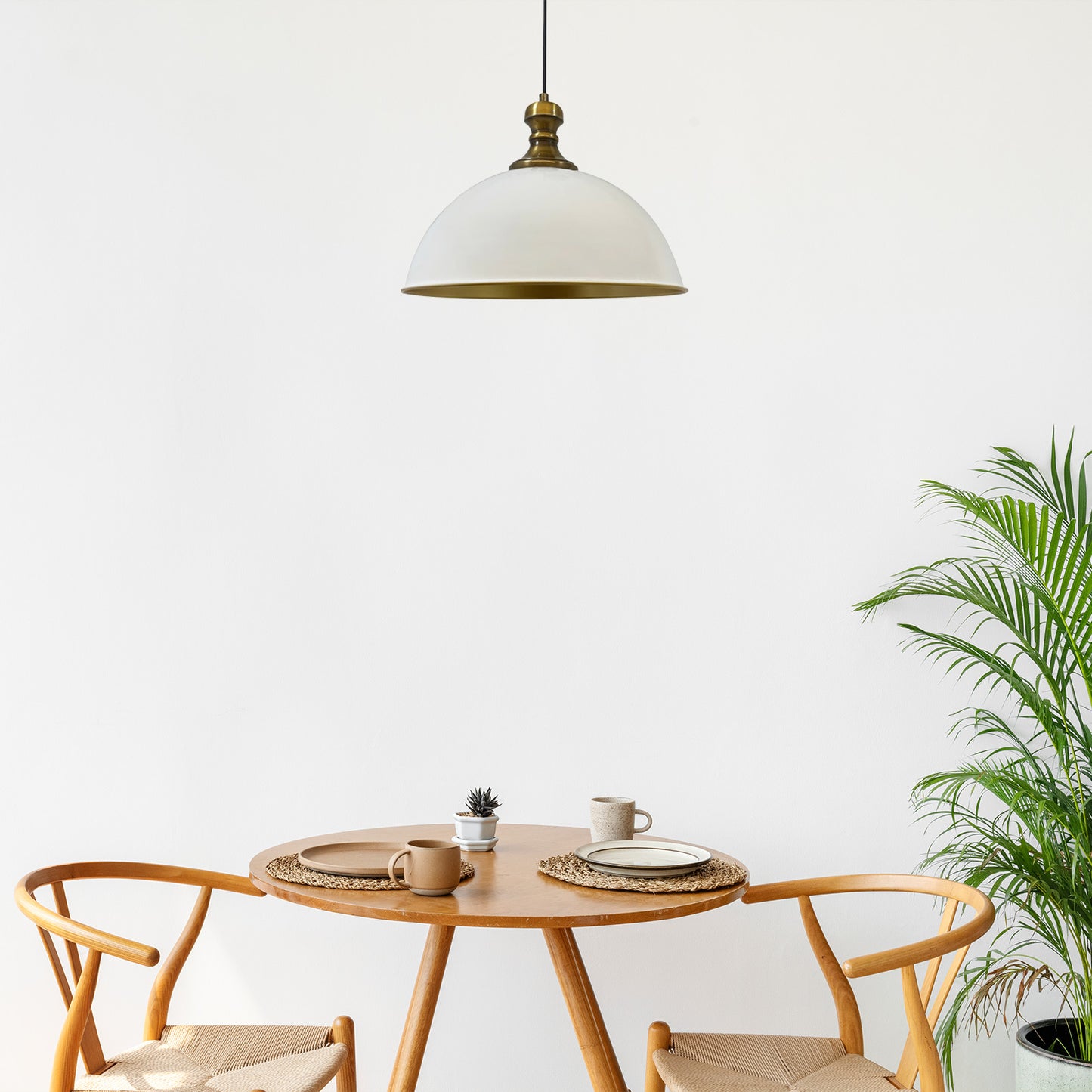 Bamyum Pendelleuchte Industrielle Metall Groß Ø 40 cm, Hängelampe Vintage Lampe
