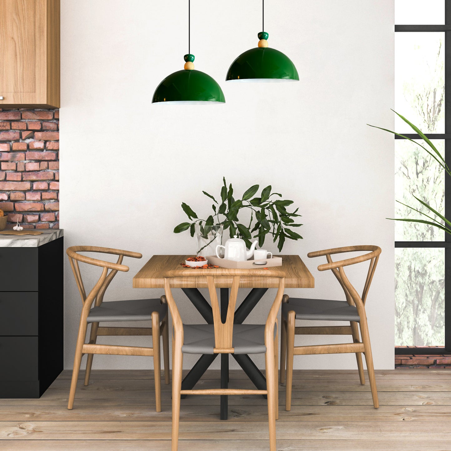 Hängelampe Industriell Lampe Vintage Holz Hängeleuchte