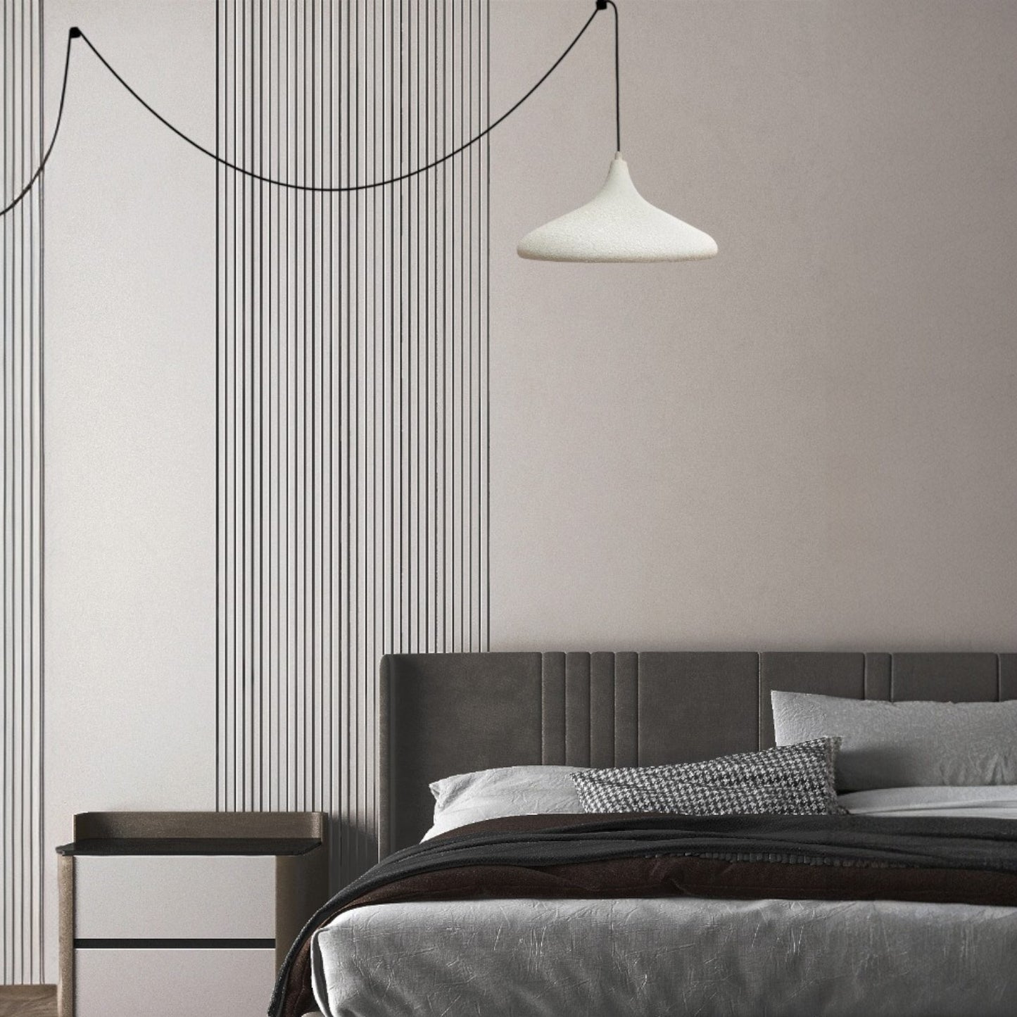 Bamyum Champion Metall mit 450 cm Kabel Schalter EU Stecker, Hängelampe