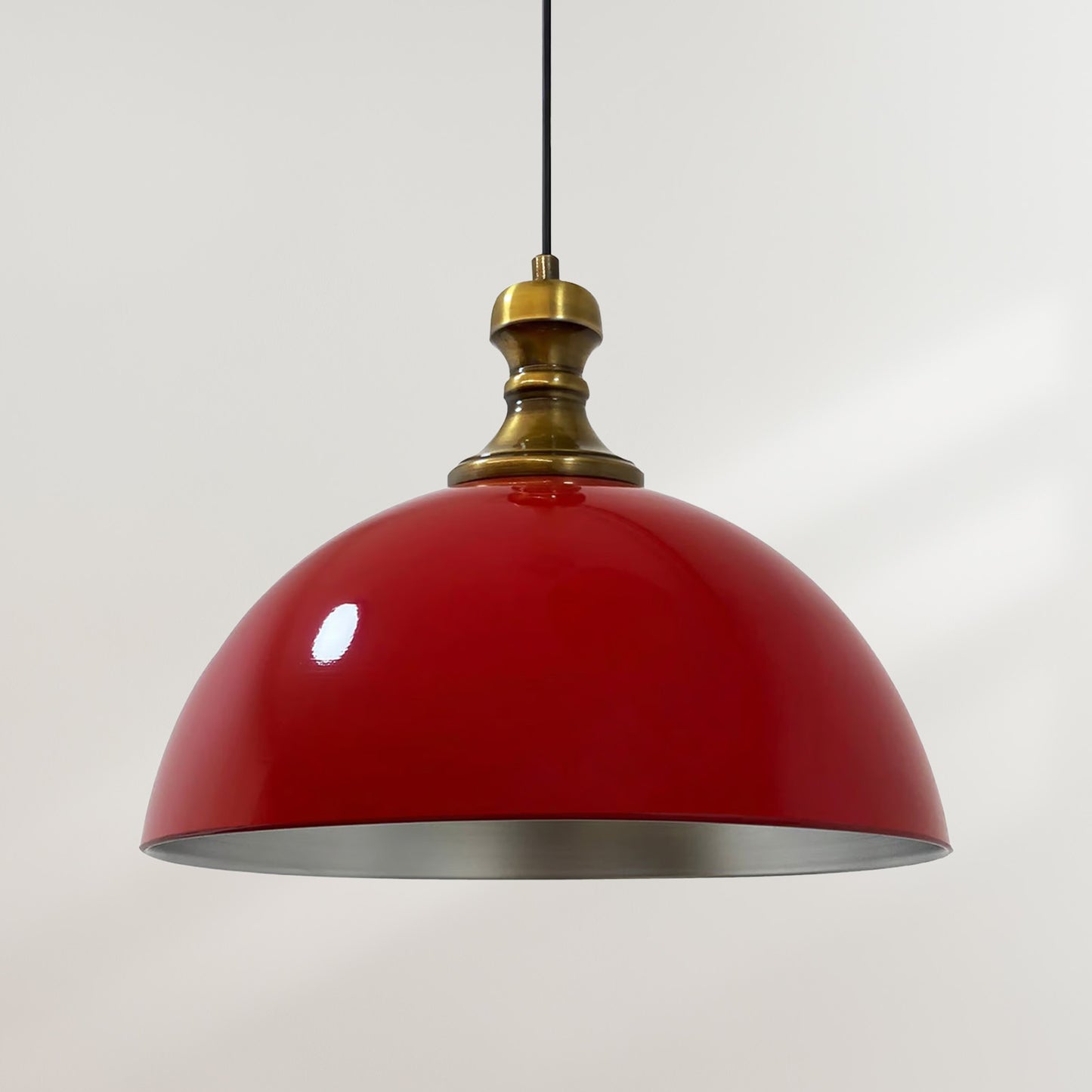 Bamyum Pendelleuchte Industrielle Metall Groß Ø 40 cm, Hängelampe Vintage Lampe