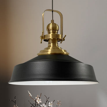 Bamyum Asletl Industrial Metall Vintage Hängelampe