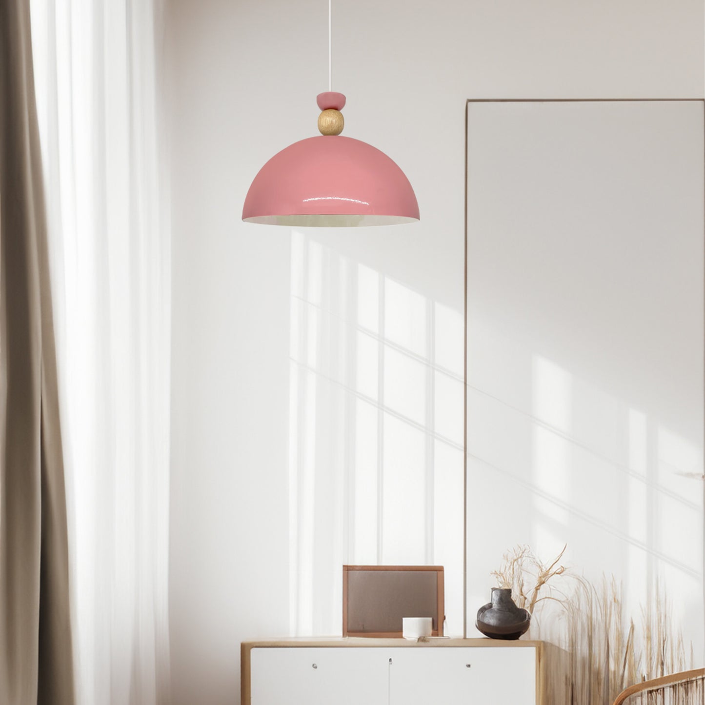 Hängelampe Industriell Lampe Vintage Holz Hängeleuchte