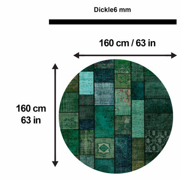TRUNK Bedruckter Teppich Chenille-Druck Maschinell Hergestellt