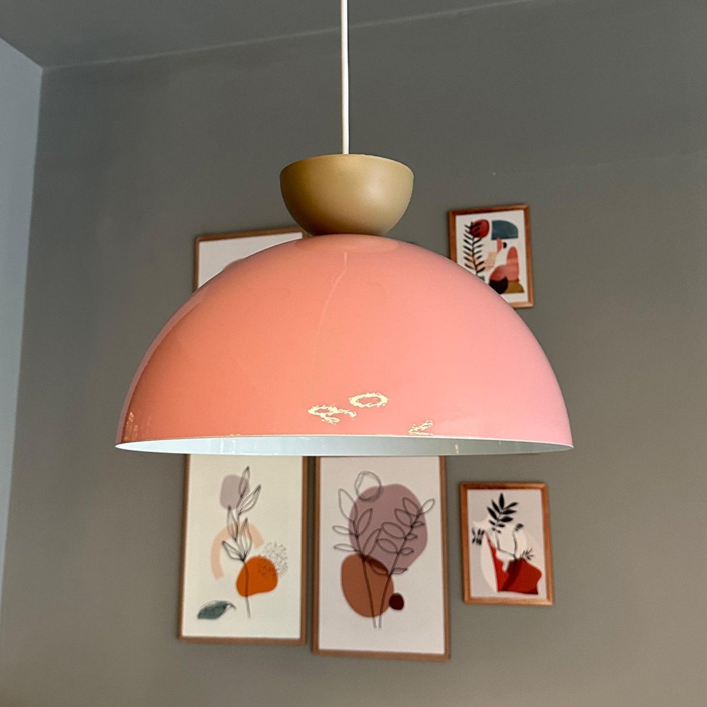 Hängelampe Yimpi 30 cm, Vintage Pendelleuchte