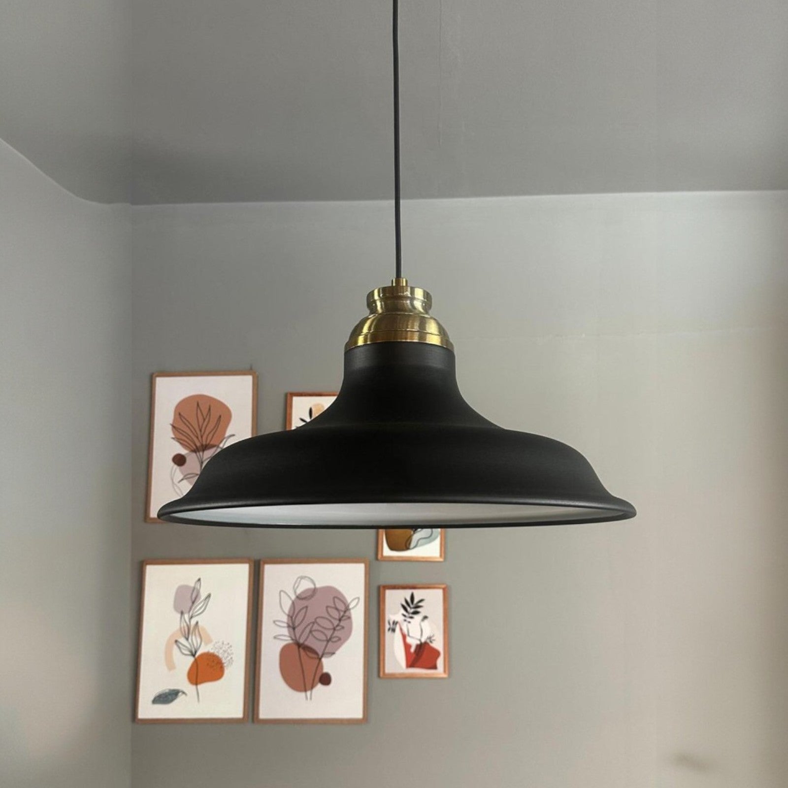 Pendelleuchte Bergo Ø40 cm, Metall Hängelampe