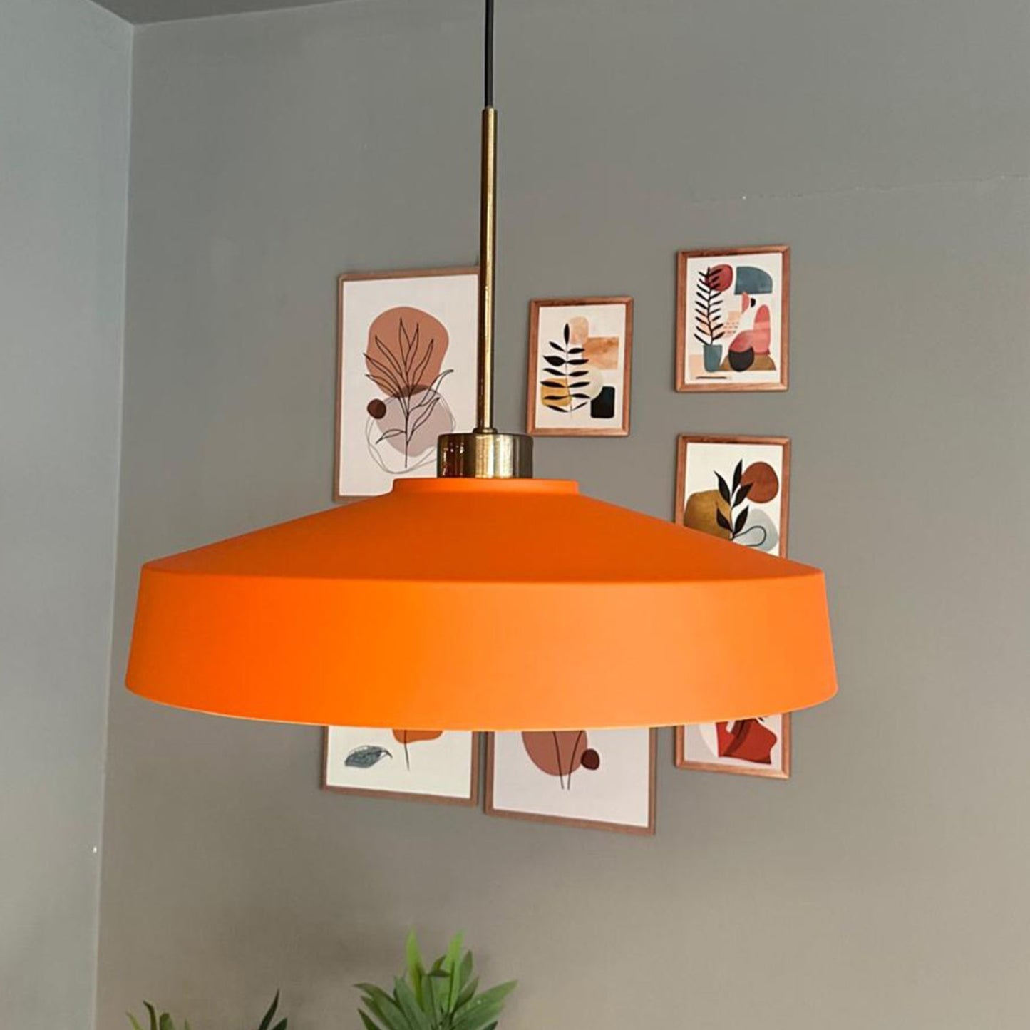 Ace Hängelampe Ø40 cm, Pendelleuchte Vintage, Industrial aus Metall E27