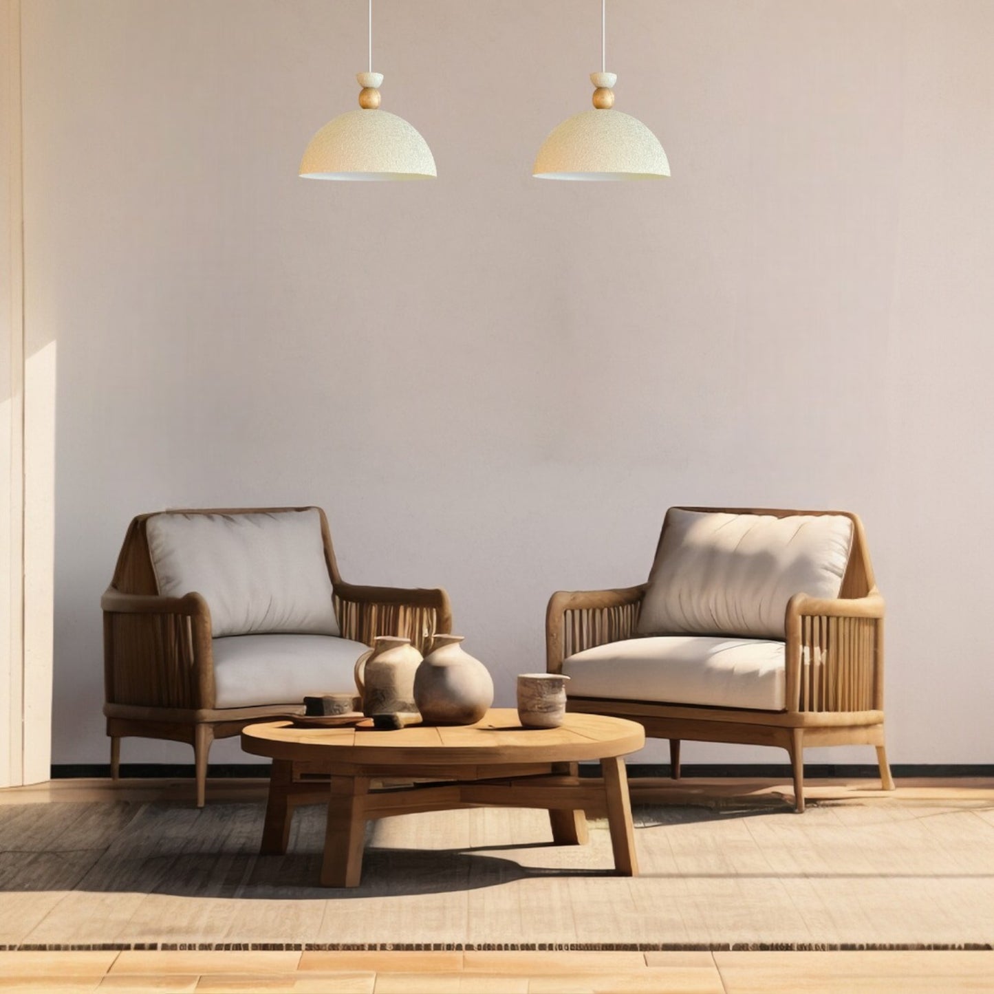 Hängelampe Industriell Lampe Vintage Holz Hängeleuchte