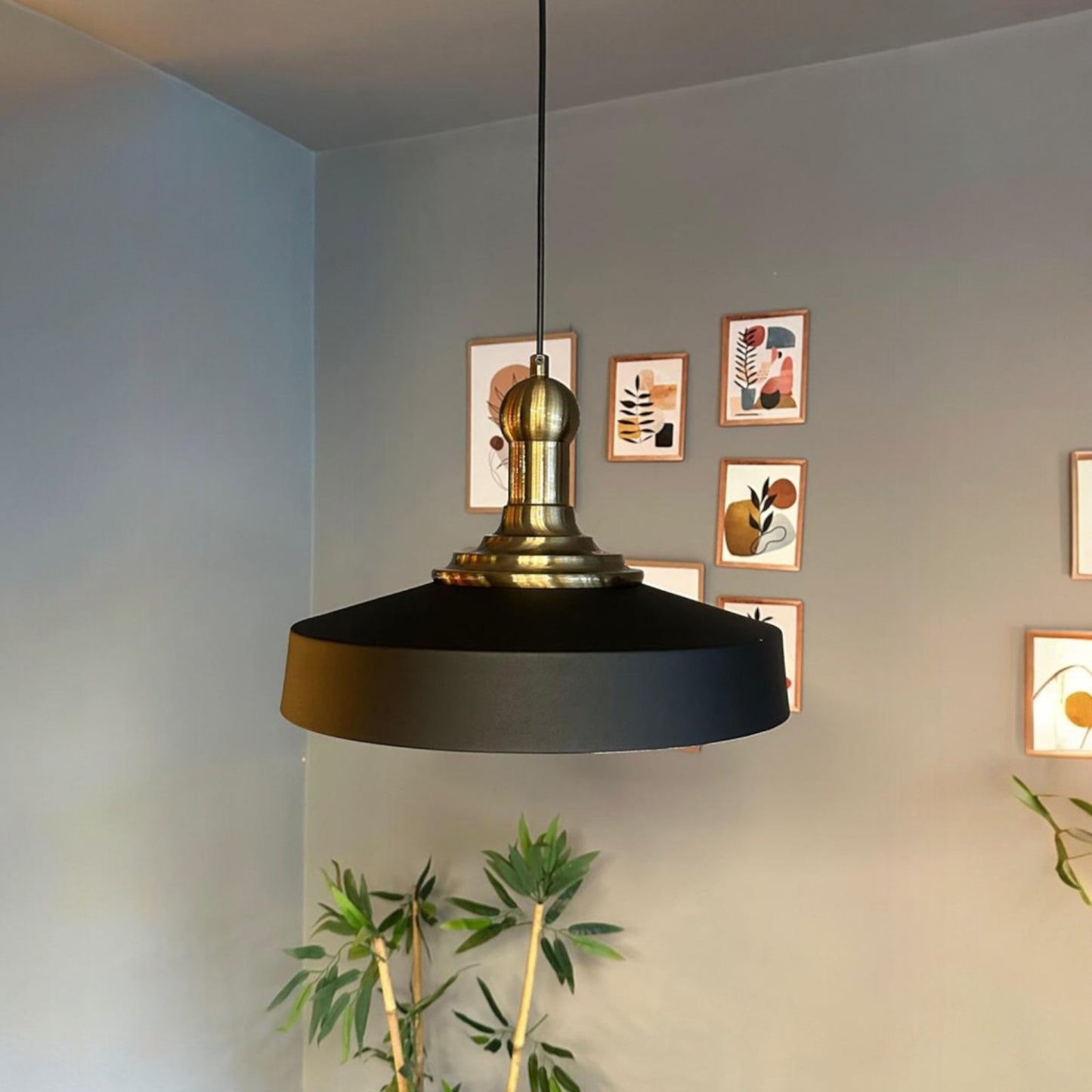 Pendelleuchte Ace-Longknob Vintage, Industrial aus Metall E27 Hängelampe