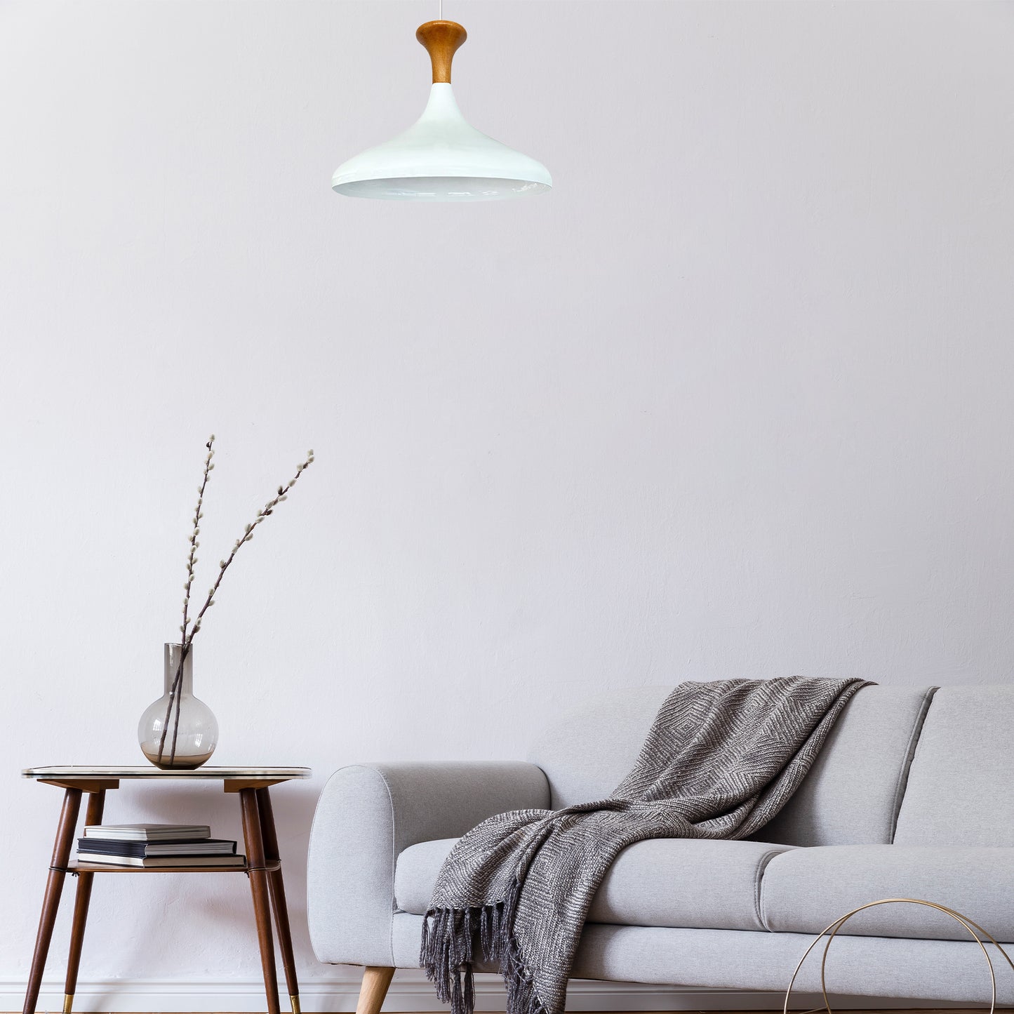 Pendelleuchte Champion Pendelleuchte aus Holz, 35 cm Hängelampe Metall E27