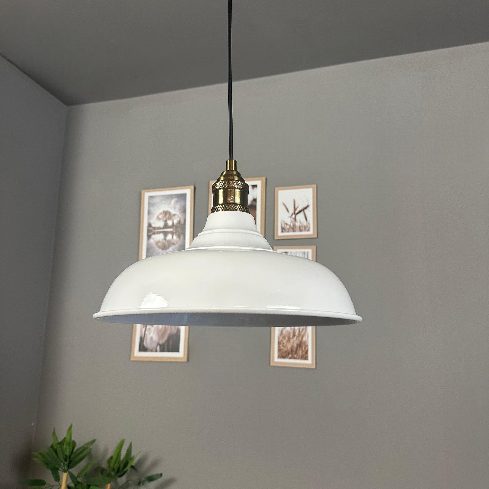 Pendelleuchte Nota Tulpe Ø31 cm, Metall Hängelampe