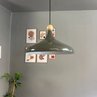 Pendelleuchte Bamyum Champion Pendelleuchte aus Holz, 35 cm Metall E27 Moderne Lampe