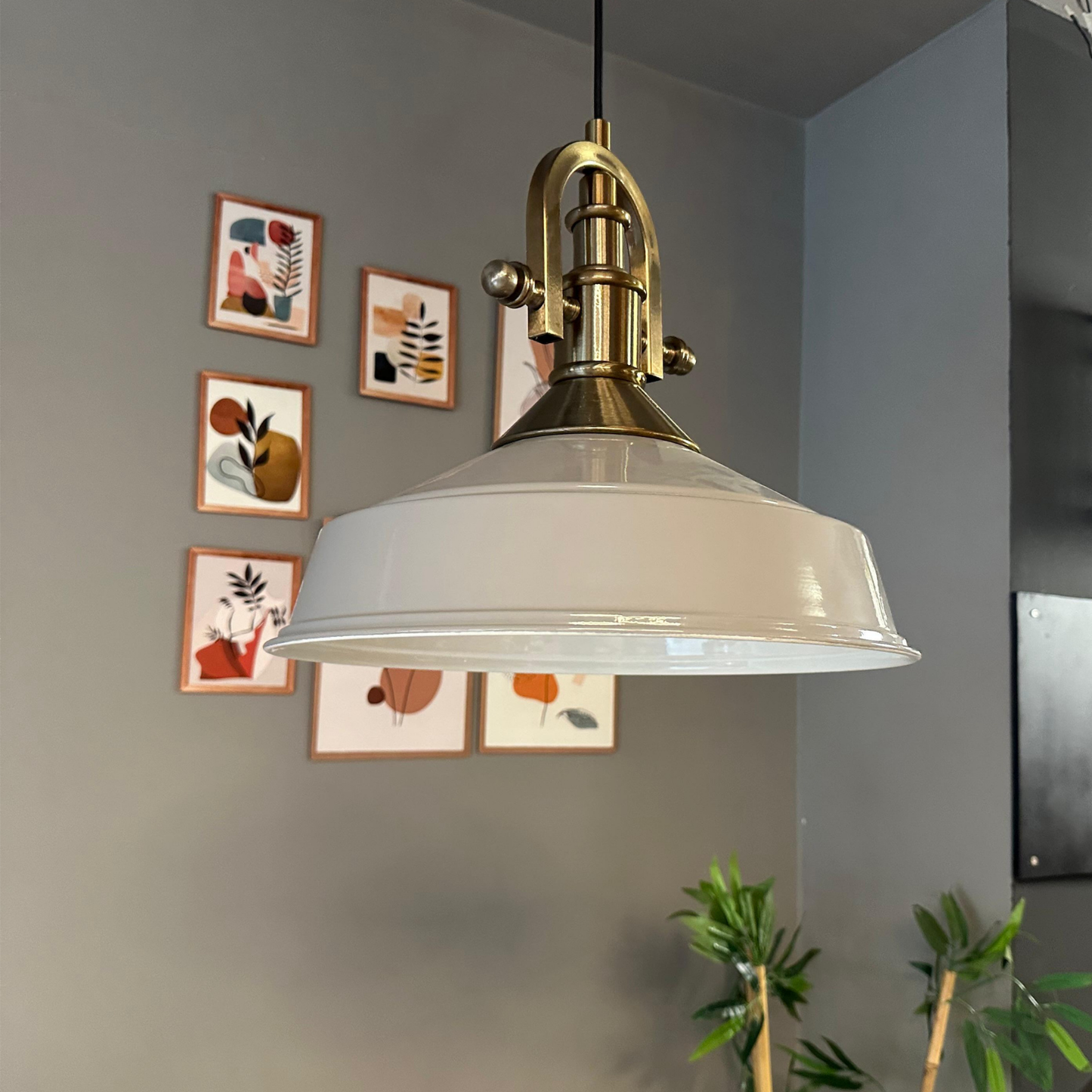 Pendelleuchte Carmelo Matrose Ø35 cm, Metall Hängelampe