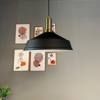 Pendelleuchte Carmelo Fackel Ø35 cm, Metall Hängelampe